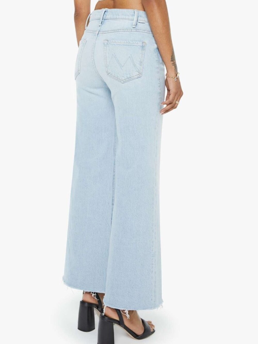 Lil' MOTHER Lil Hustler Roller Skimp Fray Jeans in Bring the Cooler 31P NWT